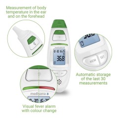 MEDISANA Termometer TM 750 CONNECT - Accurate, Fast & Smart Temperature Measurement for the Whole Family